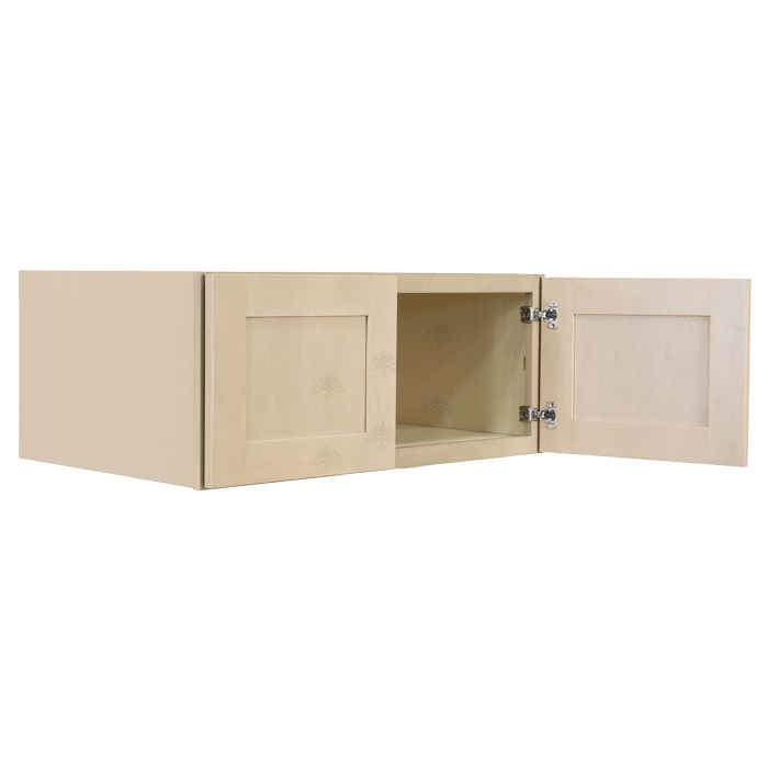 Lancaster Stone Wash Wall Cabinet 2 Doors No Shelf 24inch Depth