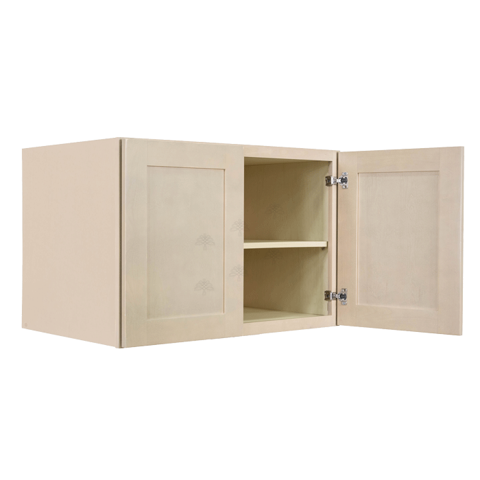 Lancaster Stone Wash Wall Cabinet 2 Doors 1 Adjustable Shelf 24inch Depth