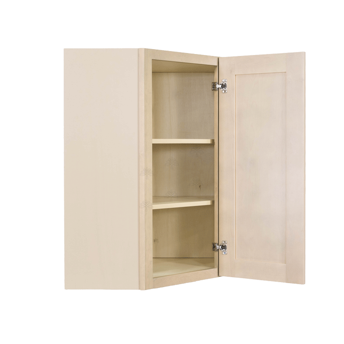 Lancaster Stone Wash Wall Diagonal Corner 1 Door 2 Adjustable Shelves