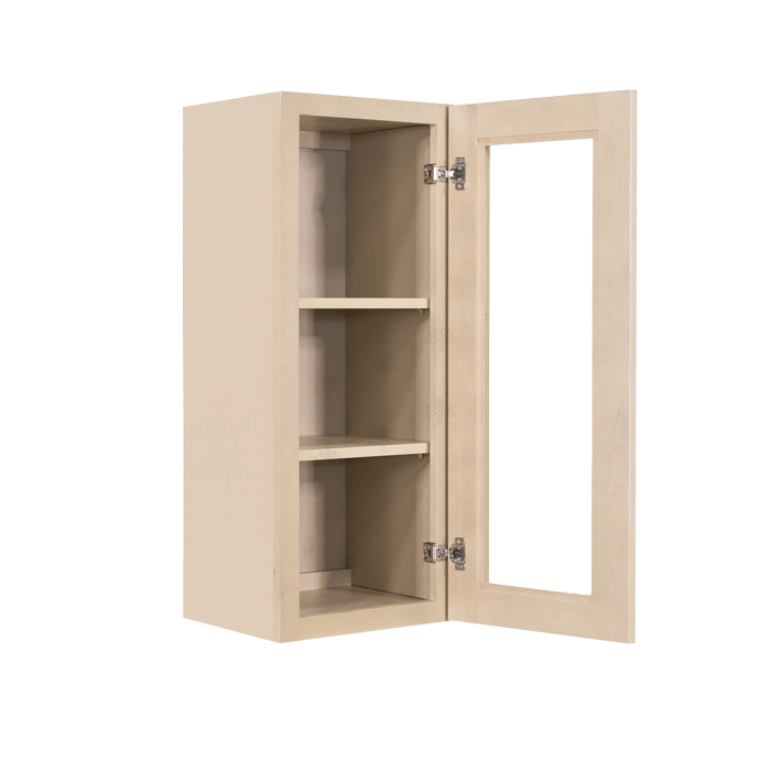 Lancaster Stone Wash Mullion Door Cabinet 1 Door 2 Adjustable Shelves Glass not Included