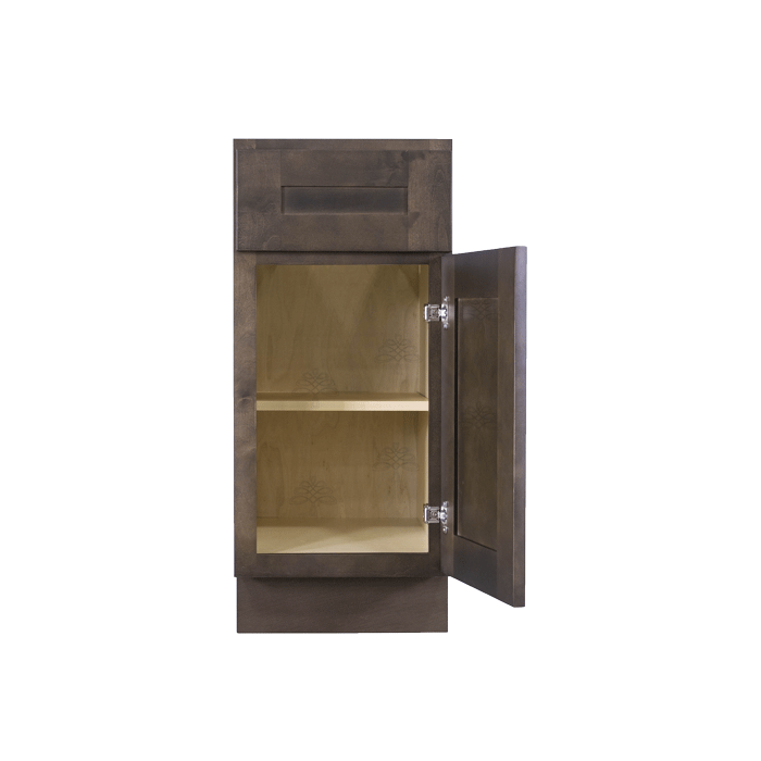 Lancaster Vintage Charcoal Base Cabinet 1 Drawer 1 Door 1 Adjustable Shelf