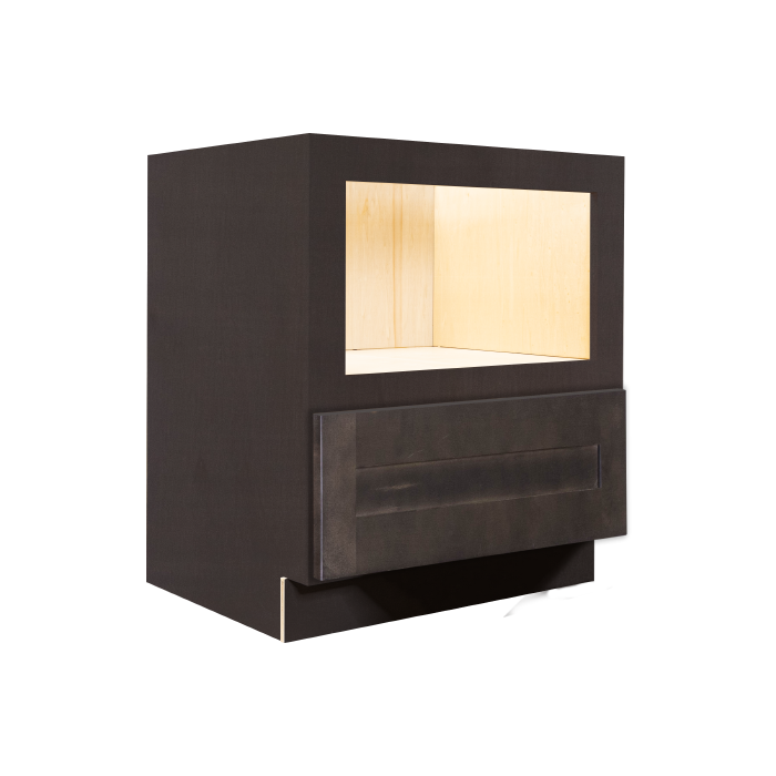 Lancaster Vintage Charcoal Base Microwave with Drawer Cabinet