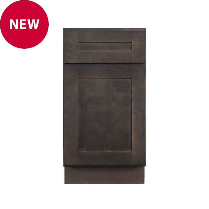 Lancaster Series Vintage Charcoal Shaker Base Waste Basket Cabinet