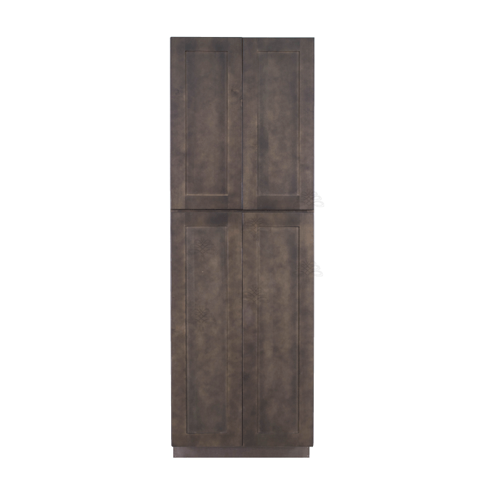 Lancaster Vintage Charcoal Tall Pantry 2 Upper Doors and 2 Lower Doors