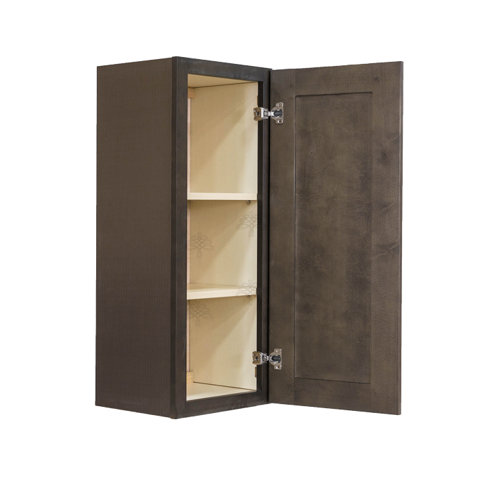Lancaster Vintage Charcoal Wall Cabinet 1 Door 2 Adjustable Shelves