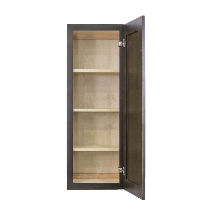 Lancaster Vintage Charcoal Wall Cabinet 1 Door 3 Adjustable Shelves