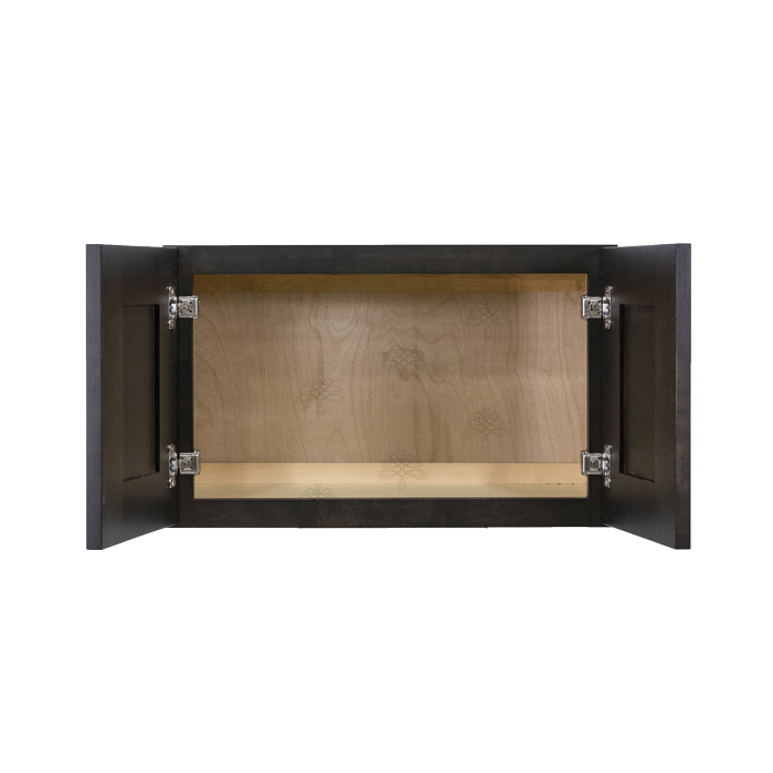 Lancaster Vintage Charcoal Wall Cabinet 2 Doors No Shelf
