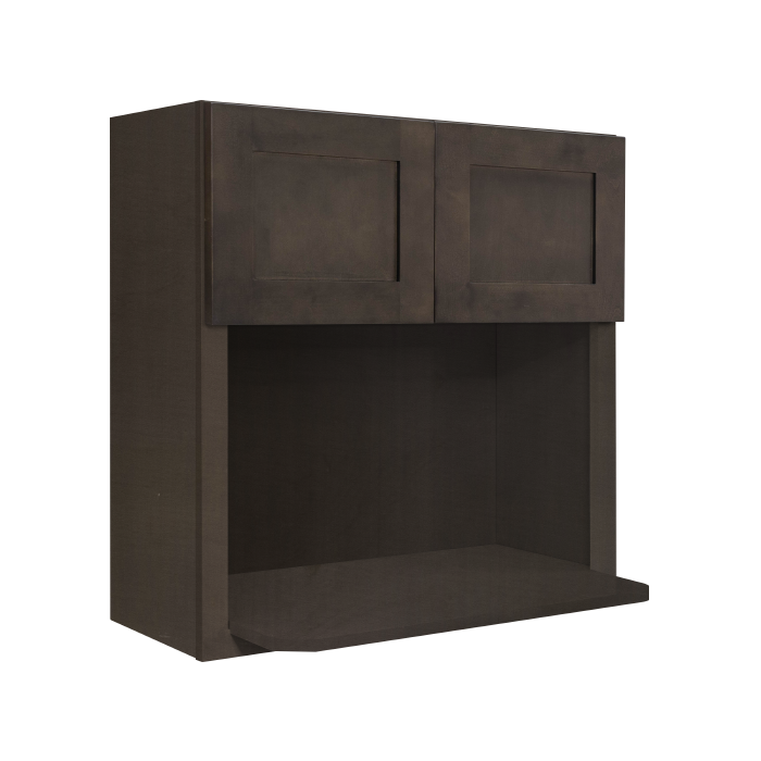 Lancaster Vintage Charcoal Wall Microwave Cabinet