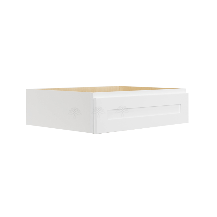 Lancaster White Shaker Cabinet Base Kitchen-size Drawer