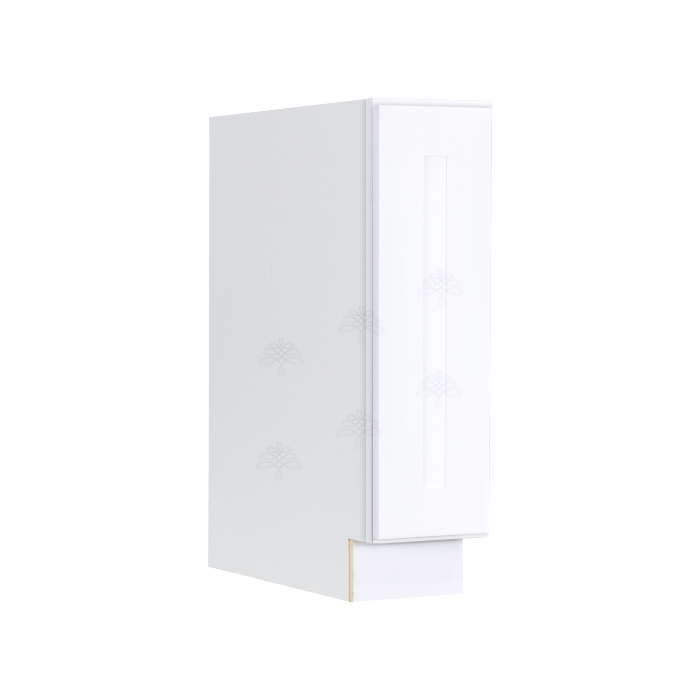 Lancaster Series White Shaker Base Spice Rack Cabinet With Under-Mount Upgrade