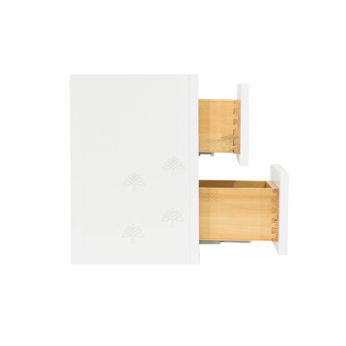 Lancaster Series White Shaker Cabinet Counter Top Drawer