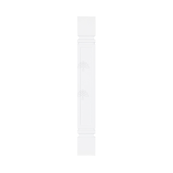 Lancaster Series White Shaker Spool Flat Design