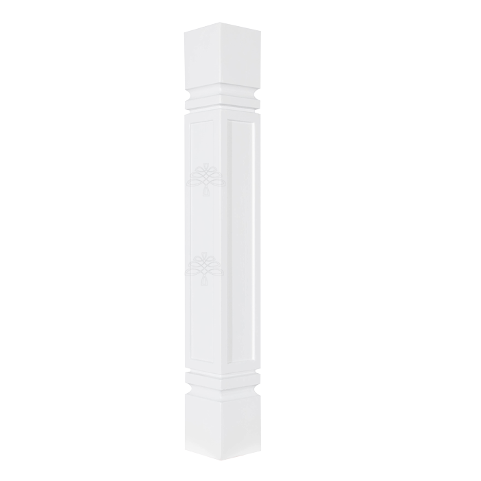 Lancaster Series White Shaker Spool Flat Design