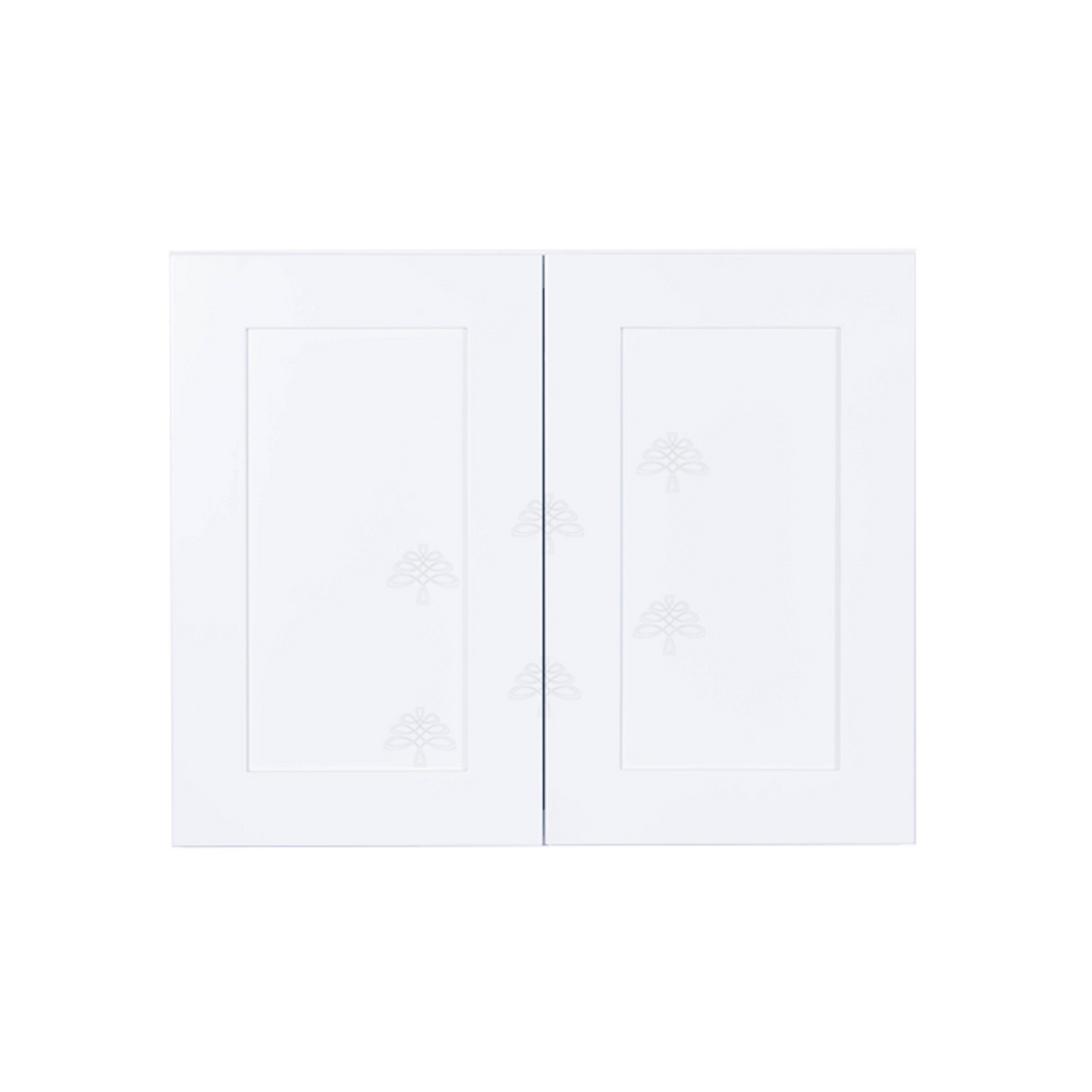 Lancaster Shaker White Wall Cabinet 2 Doors 1 Adjustable Shelf