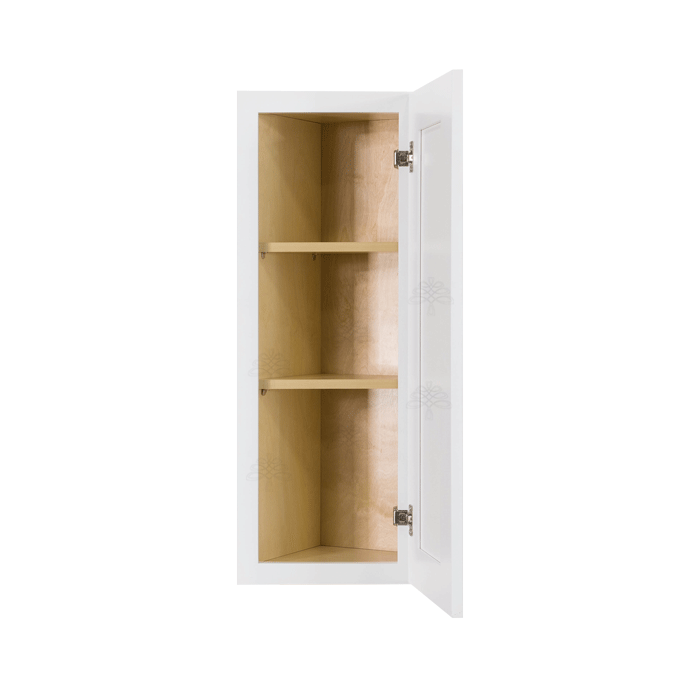 Lancaster Shaker White Wall End Angle Cabinet 1 Door 2 or 3 Shelves