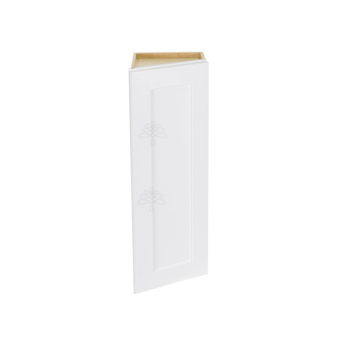 Lancaster Shaker White Wall End Angle Cabinet 1 Door 2 or 3 Shelves