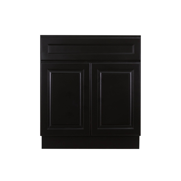 Newport Espresso Base Cabinet 1 Drawer 2 Doors 1 Adjustable Shelf