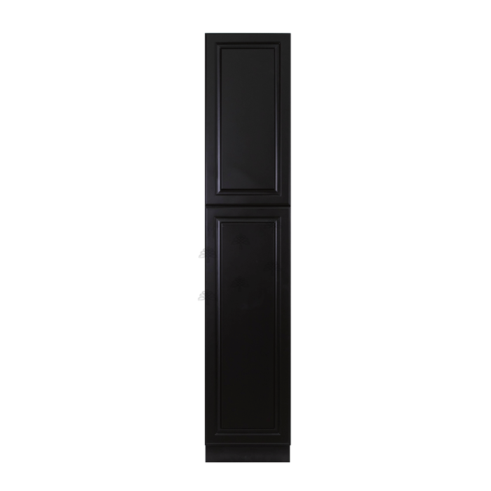 Newport Espresso Tall Pantry 1 Upper Door and 1 Lower Door