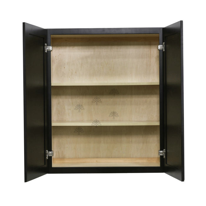 Newport Espresso Wall Cabinet 2 Doors 2 Adjustable Shelves