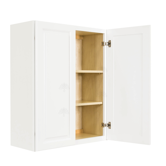 Newport White Wall Cabinet 2 Doors 2 Adjustable Shelves