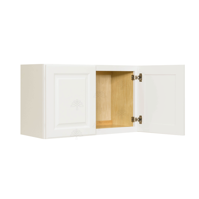 Newport White Wall Cabinet 2 Doors No Shelf