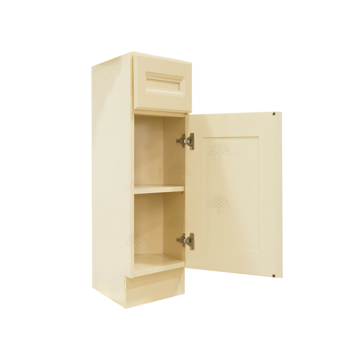 Oxford Base End Angle Cabinet 1 Fake Drawer 1 Door Adjustable Shelf (Right)