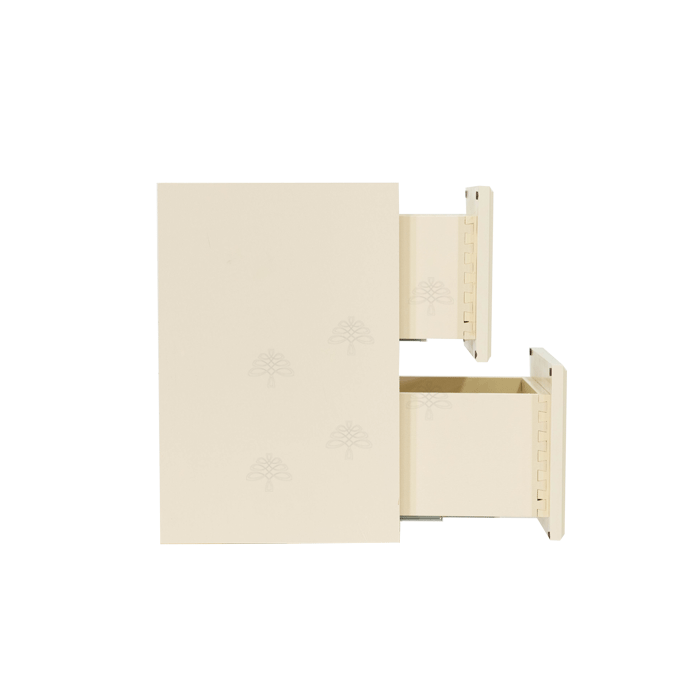 Oxford Series Creamy White Finish Cabinet Counter Top Drawer