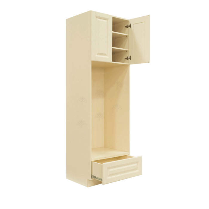 Oxford Tall Double Oven Cabinet 2 Upper Doors and 1 Lower Drawer