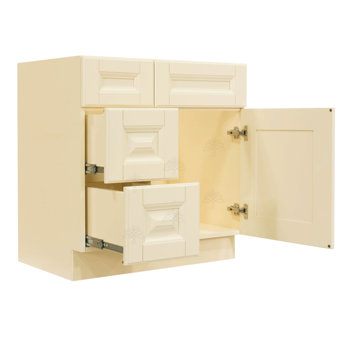 Oxford Vanity Sink Base Cabinet 1 Dummy Drawer 1 Door (Left)
