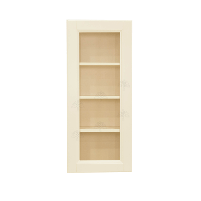 Oxford Wall Mullion Door Cabinet 1 Door 3 Adjustable Shelves Glass Not Included