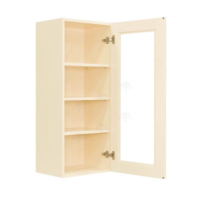 Oxford Wall Mullion Door Cabinet 1 Door 3 Adjustable Shelves Glass Not Included