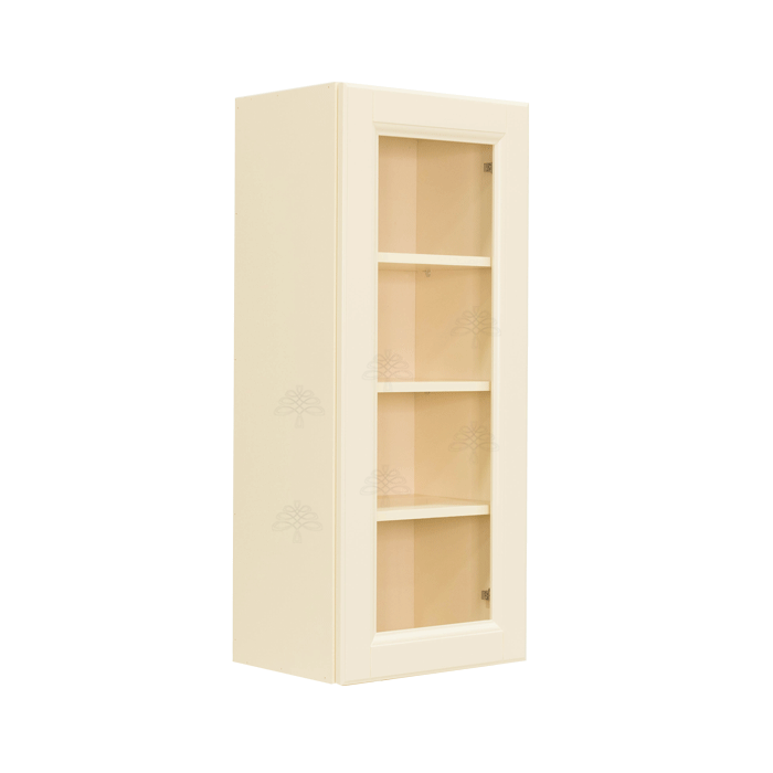 Oxford Wall Mullion Door Cabinet 1 Door 3 Adjustable Shelves Glass Not Included