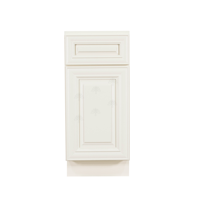 Princeton Off-white Base Cabinet 1 Drawer 1 Door 1 Adjustable Shelf