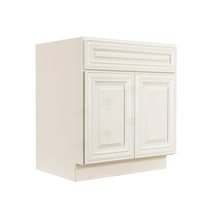 Princeton Off-white Base Cabinet 1 Drawer 2 Doors 1 Adjustable Shelf