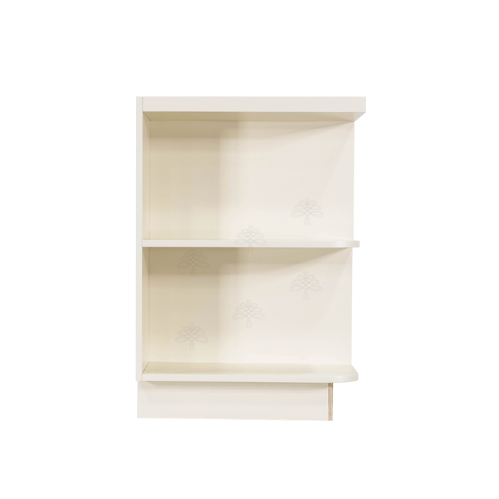 Princeton Off-white Base Open End Shelf 12 inch No Door 1 Fixed Shelf (Left)