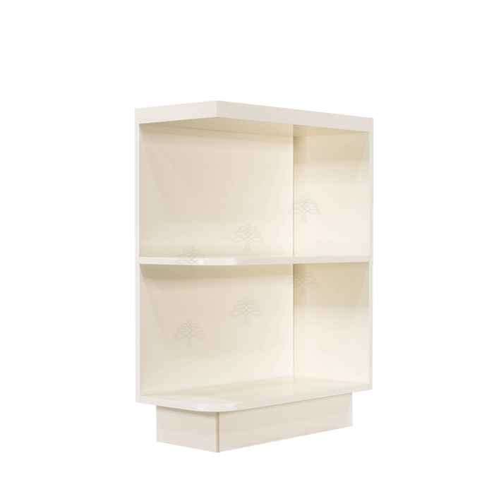 Princeton Off-white Base Open End Shelf 12 inch No Door 1 Fixed Shelf (Right)
