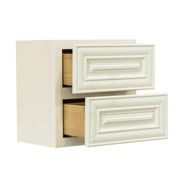 Princeton Series Offwhite Painted Finish Cabinet Counter Top Drawer