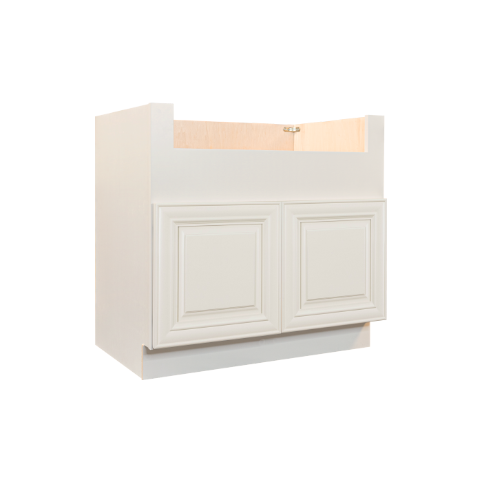 Princeton Series Off White Farm Sink Base Cabinet