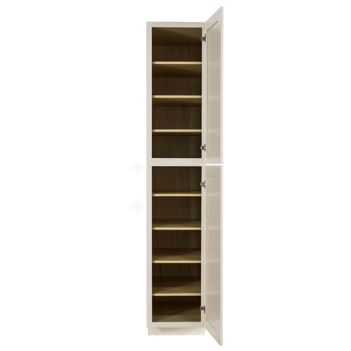 Princeton Off-white Tall Pantry 1 Upper Door and 1 Lower Door