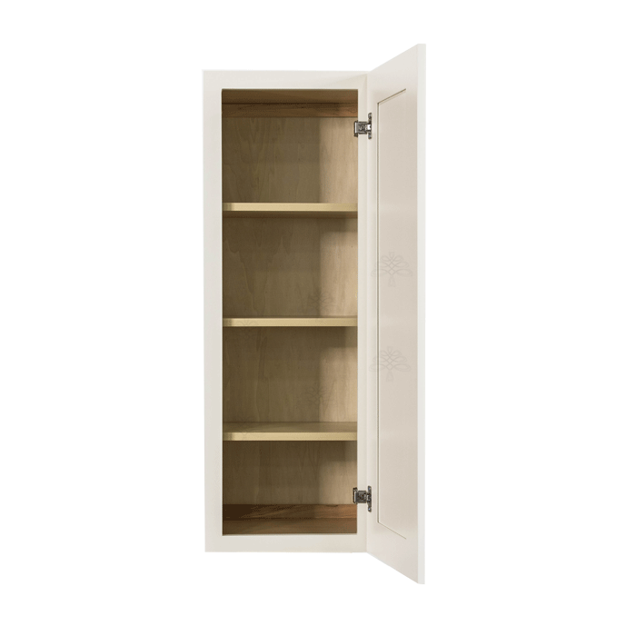 Princeton Off-white Wall Cabinet 1 Door 3 Adjustable Shelves