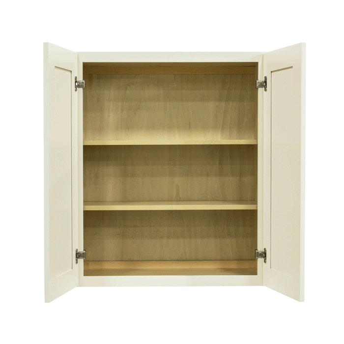Princeton Off-white Wall Cabinet 2 Doors 2 Adjustable Shelves