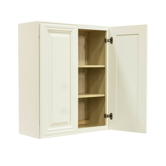 Princeton Off-white Wall Cabinet 2 Doors 2 Adjustable Shelves