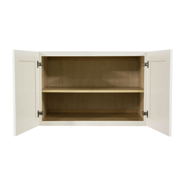 Princeton Off-white Wall Cabinet 2 Doors 1 Adjustable Shelf