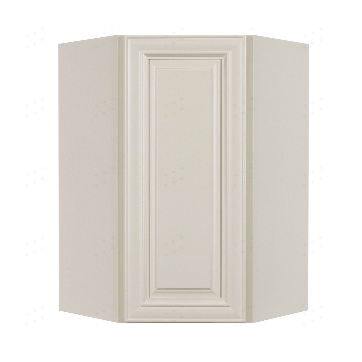 Princeton Off-white Wall Diagonal Corner 1 Door 2 Adjustable Shelves