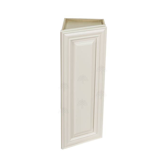 Princeton Off-white Wall End Angle Cabinet 1 Door 2 or 3 Shelves