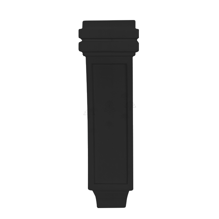 Urban Slim Black Painted Black Corbel Flat Design Large