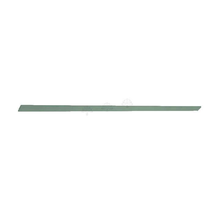 Urban Slim Minty Green Shaker Painted Angle Crown Molding