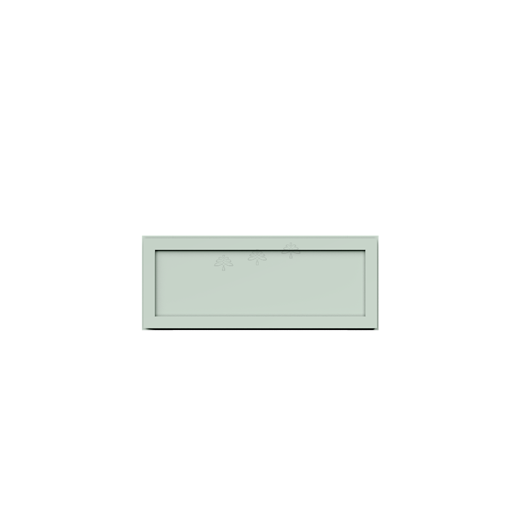 Urban Slim Minty Green Shaker Painted Finish Base Small Drawer