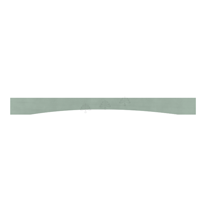 Urban Slim Minty Green Shaker Painted Plain Valance