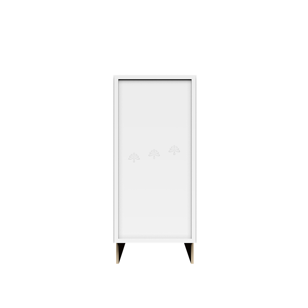 Urban Slim White Shaker Painted Finish Base Spice Rack Cabinet